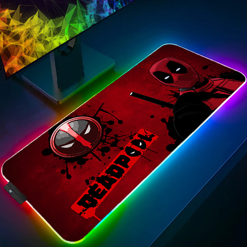 Pc Gaming Aesthetic - LED マウスパッドゲーミングバックライトロックエッジアニメアクセサリー RGB マウスパッドゲーマー PC コンプリートコンピュータ