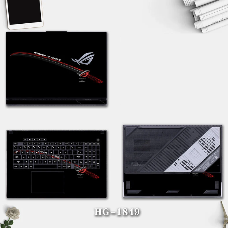 ファッションラップトップ塗装ステッカー ASUS ROG S - Pc Gaming Rog のレビューと価格
