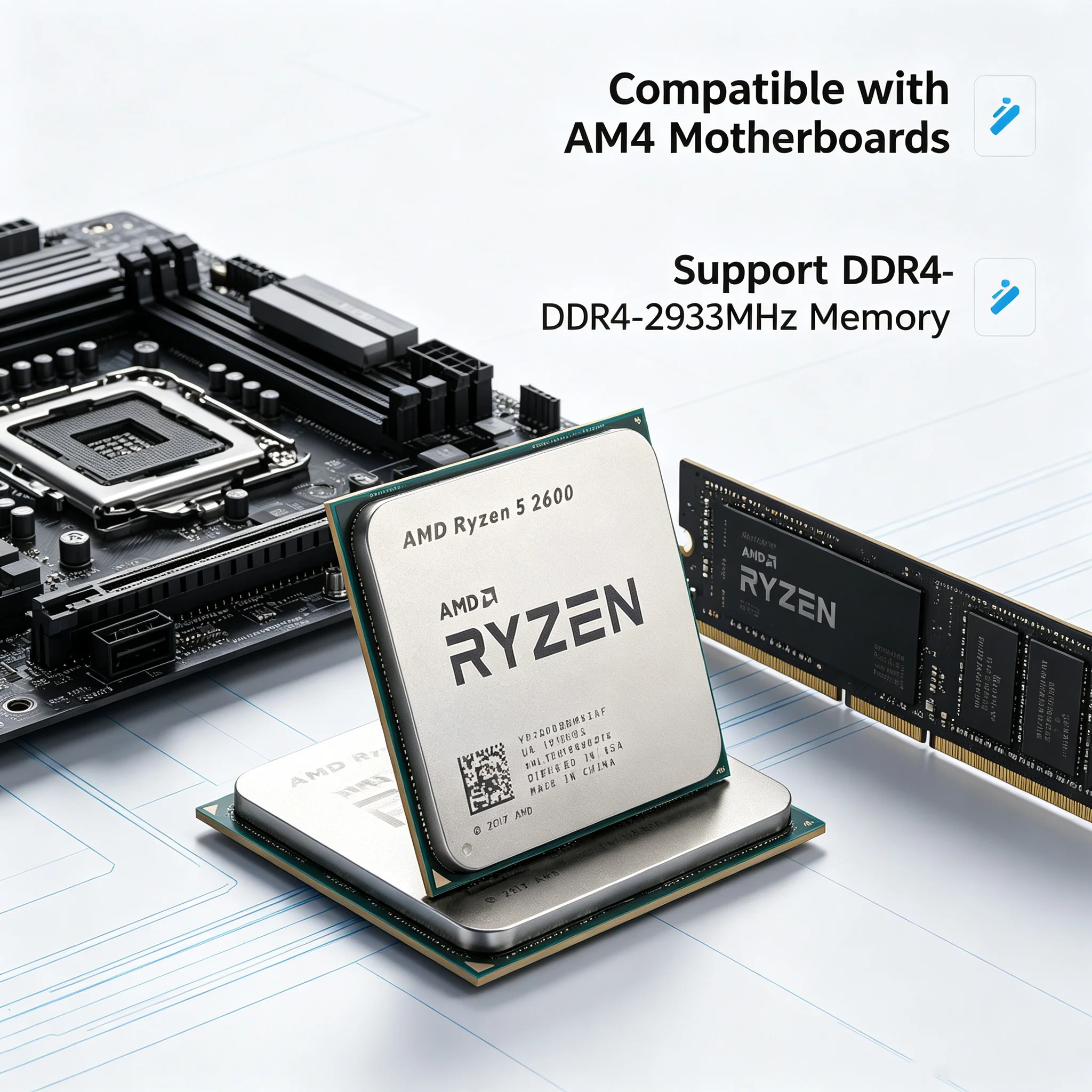 ユニバーサル AM4 ソケットプロセッサ Ryzen 5 2 - Pc Gaming Entry Level のレビューと価格