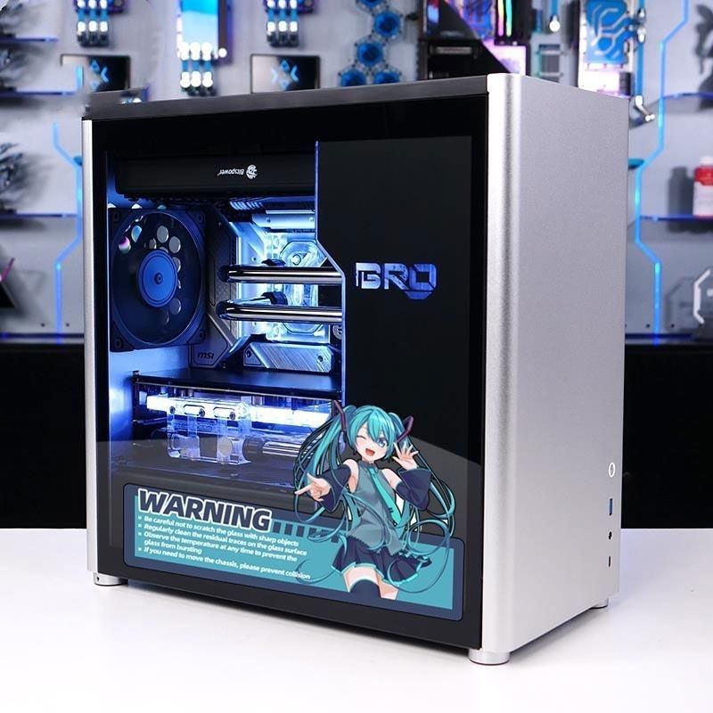 新しい初音ミクコンピューターメインケース用かわいいステッカー - Pc Gaming Hatsune Miku のレビューと価格