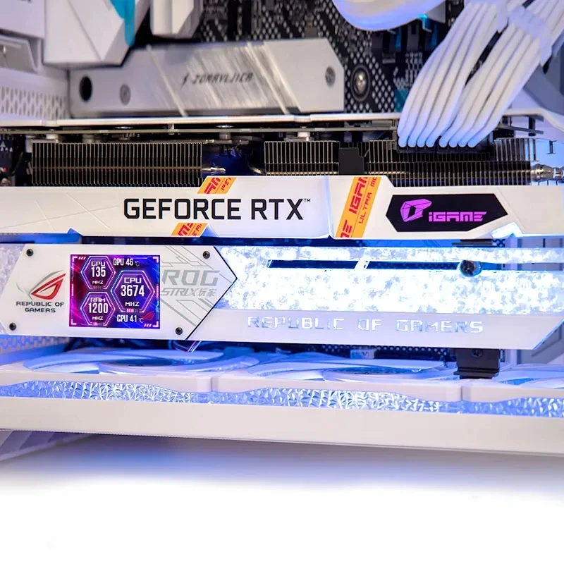 DIY 2.2 インチ LCD ディスプレイ GPU ブラケ - Pc Gaming Rog のレビューと価格