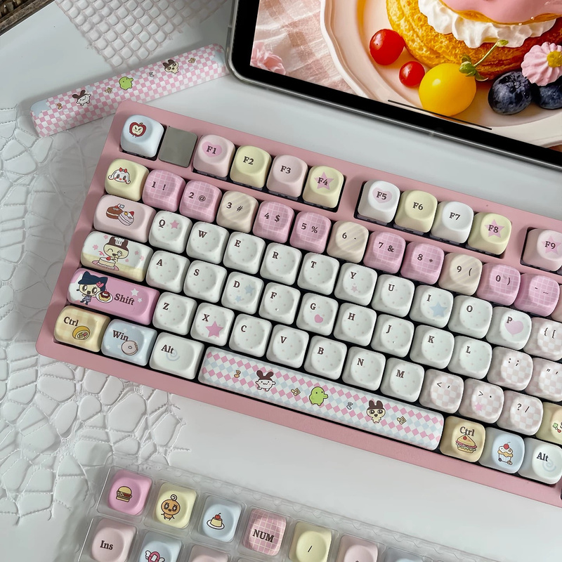 かわいいアニメキーキャップ、134キーMOAプロファイル染料 - Stream Deck のレビューと価格