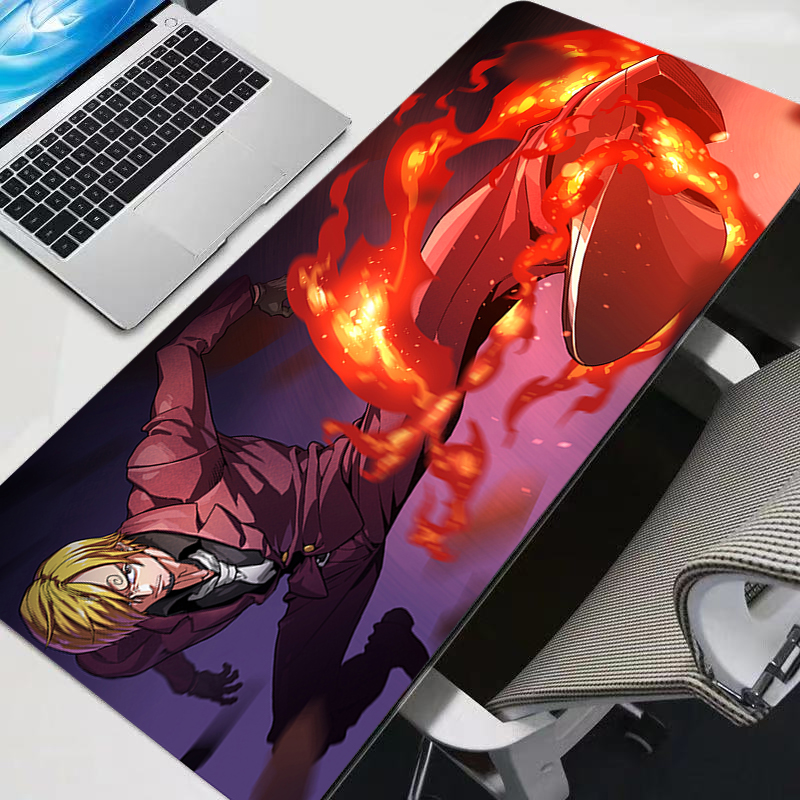 コンピュータマウスパッドゲーミングワンピースサンジアニメマウ - Pc Gaming Keyboard のレビューと価格